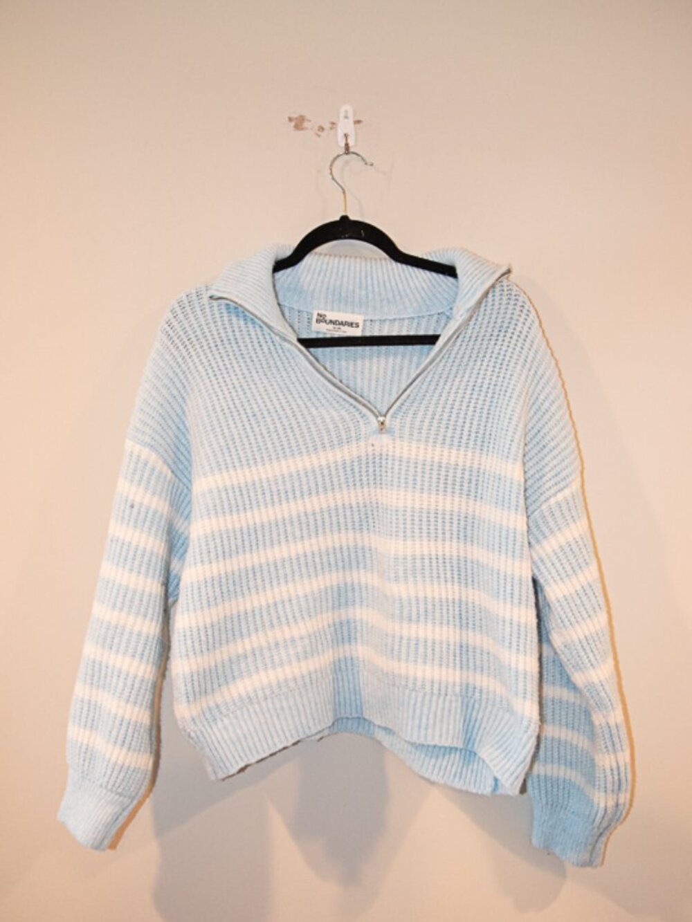 No Boundaries 1/4 Zip Sweater Size XXL